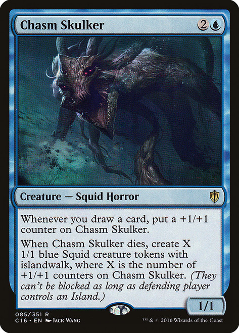 Chasm Skulker\nCommander: 2016 Edition\nSingle\nMagic The Gathering