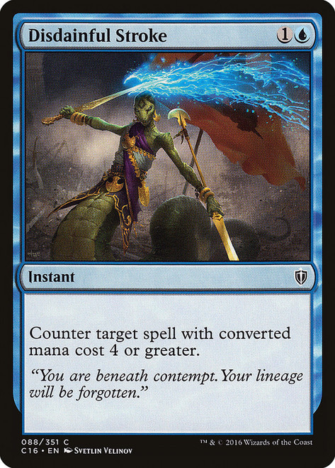 Disdainful Stroke\nCommander: 2016 Edition\nSingle\nMagic The Gathering