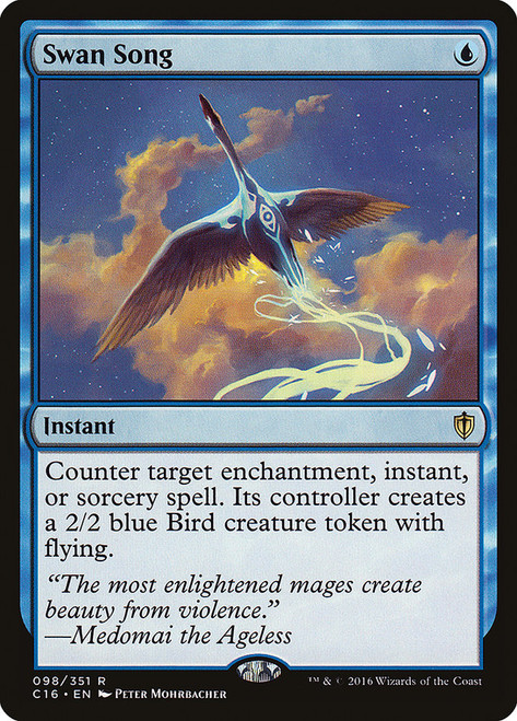 Swan Song\nCommander: 2016 Edition\nSingle\nMagic The Gathering