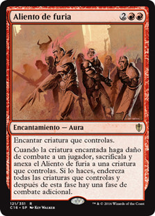 Breath of Fury
Commander: 2016 Edition - Spanish
Single
Magic The Gathering