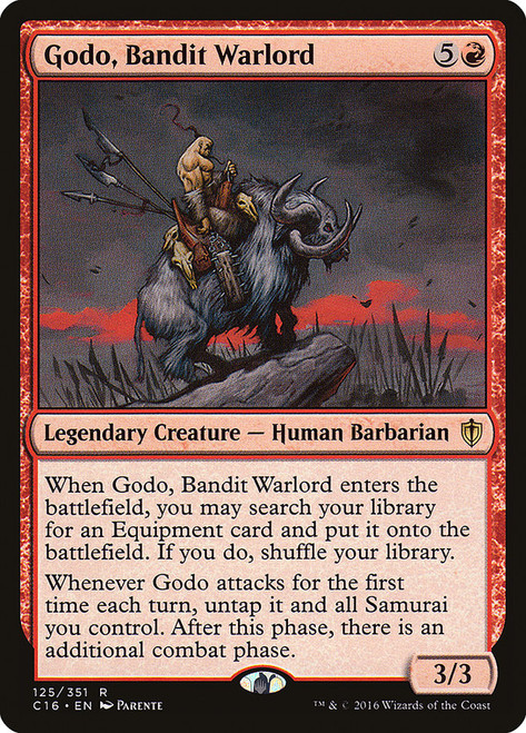 Godo, Bandit Warlord\nCommander: 2016 Edition\nSingle\nMagic The Gathering