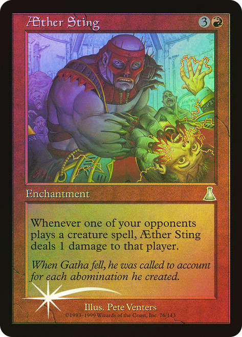 Aether Sting\nUrza's Destiny\nSingle\nMagic The Gathering