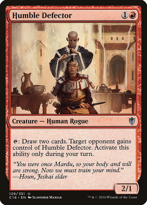 Humble Defector\nCommander: 2016 Edition\nSingle\nMagic The Gathering