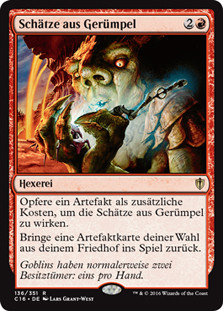 Trash for Treasure
Commander: 2016 Edition - German
Single
Magic The Gathering