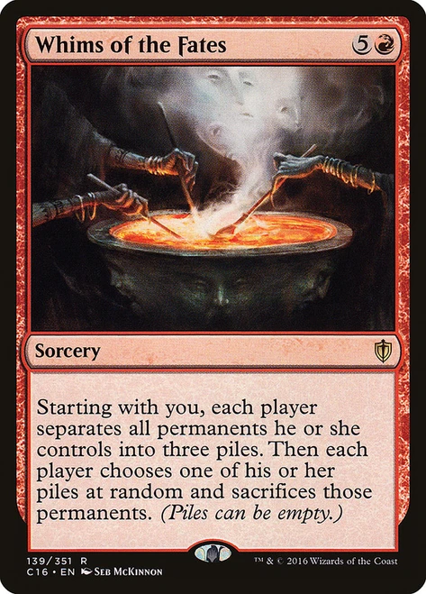 Whims of the Fates\nCommander: 2016 Edition\nSingle\nMagic The Gathering