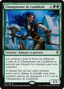Champion of Lambholt
Commander: 2016 Edition - French
Single
Magic The Gathering