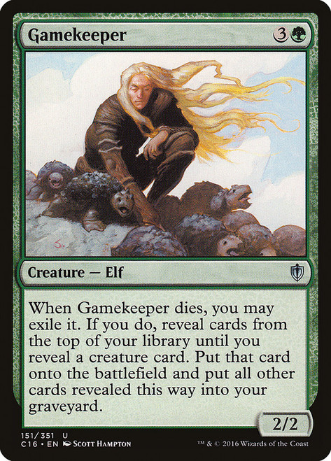 Gamekeeper\nCommander: 2016 Edition\nSingle\nMagic The Gathering