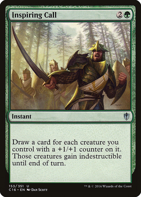Inspiring Call\nCommander: 2016 Edition\nSingle\nMagic The Gathering