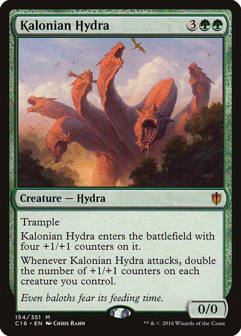Kalonian Hydra\nCommander: 2016 Edition\nSingle\nMagic The Gathering