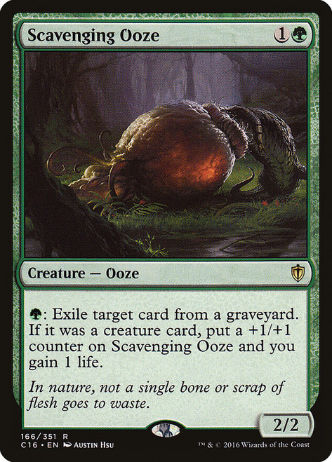Scavenging Ooze\nCommander: 2016 Edition\nSingle\nMagic The Gathering