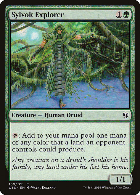 Sylvok Explorer\nCommander: 2016 Edition\nSingle\nMagic The Gathering