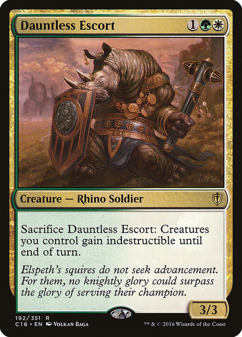 Dauntless Escort\nCommander: 2016 Edition\nSingle\nMagic The Gathering
