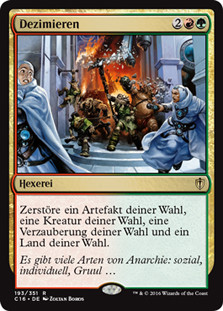 Decimate
Commander: 2016 Edition - German
Single
Magic The Gathering