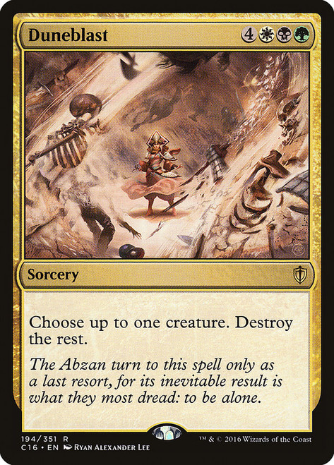 Duneblast\nCommander: 2016 Edition\nSingle\nMagic The Gathering