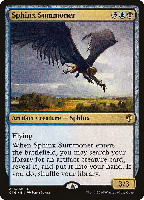 Sphinx Summoner\nCommander: 2016 Edition\nSingle\nMagic The Gathering