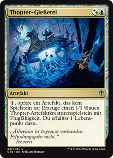 Thopter Foundry
Commander: 2016 Edition - German
Single
Magic The Gathering