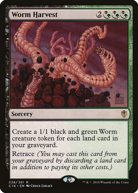 Worm Harvest\nCommander: 2016 Edition\nSingle\nMagic The Gathering