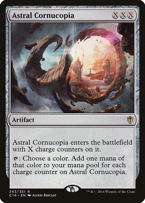 Astral Cornucopia\nCommander: 2016 Edition\nSingle\nMagic The Gathering