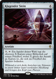 Keening Stone
Commander: 2016 Edition - German
Single
Magic The Gathering