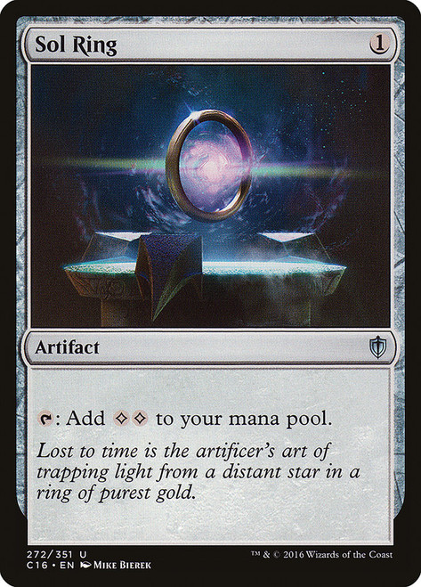 Sol Ring\nCommander: 2016 Edition\nSingle\nMagic The Gathering