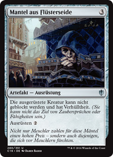 Whispersilk Cloak
Commander: 2016 Edition - German
Single
Magic The Gathering