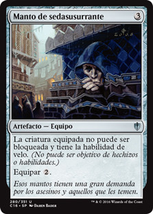 Whispersilk Cloak
Commander: 2016 Edition - Spanish
Single
Magic The Gathering