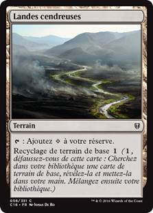 Ash Barrens
Commander: 2016 Edition - French
Single
Magic The Gathering