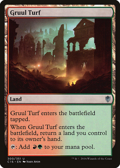 Gruul Turf\nCommander: 2016 Edition\nSingle\nMagic The Gathering
