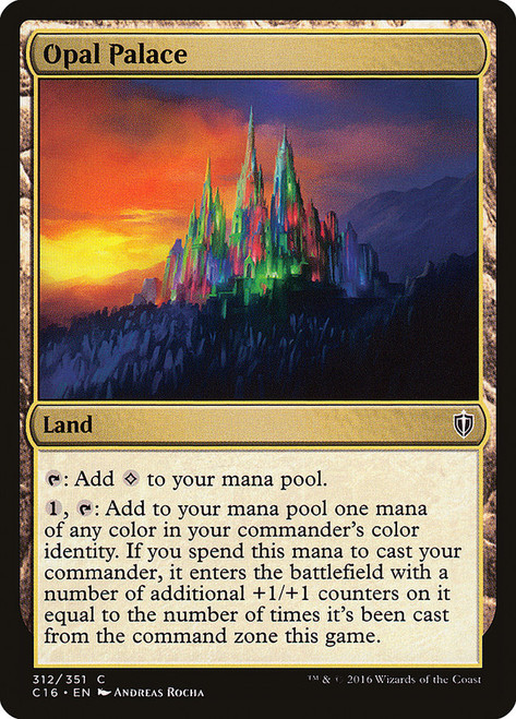 Opal Palace\nCommander: 2016 Edition\nSingle\nMagic The Gathering
