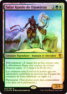 Sidar Kondo of Jamuraa
Commander: 2016 Edition - French
Single
Magic The Gathering