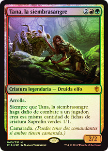 Tana, the Bloodsower
Commander: 2016 Edition - Spanish
Single
Magic The Gathering