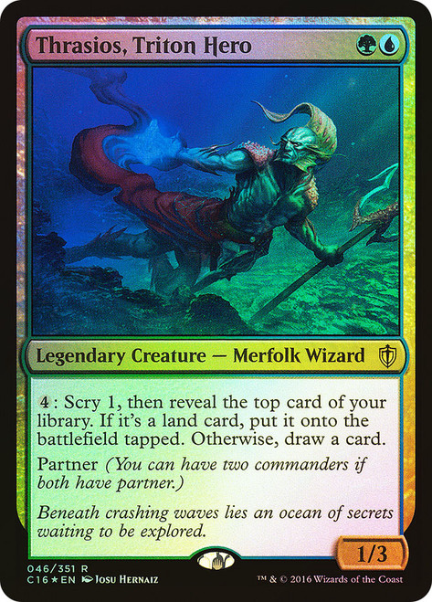 Thrasios, Triton Hero | Commander 2016 - Japanese | Star