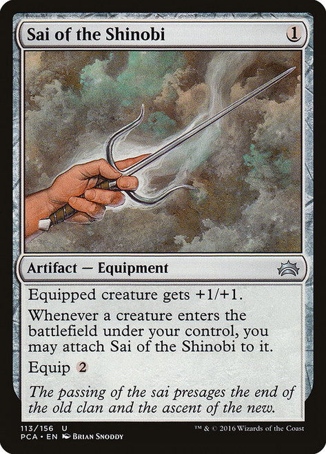 Sai of the Shinobi\nPlanechase Anthology\nSingle\nMagic The Gathering