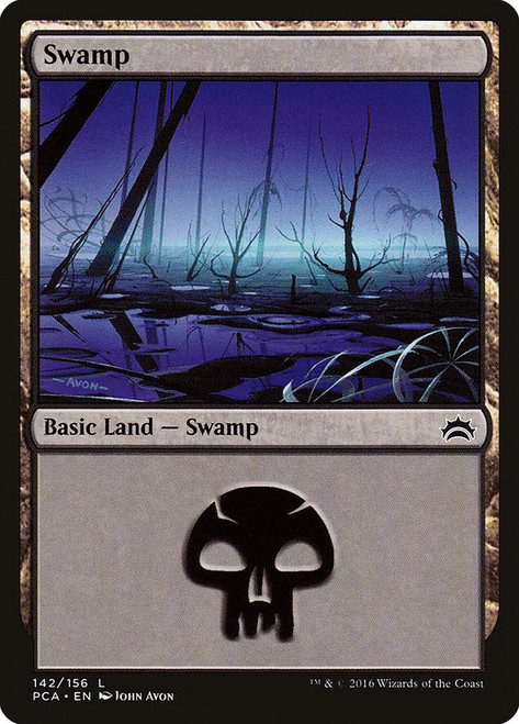 Swamp (#142)\nPlanechase Anthology\nSingle\nMagic The Gathering
