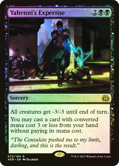 Yahenni's Expertise\nAether Revolt\nSingle\nMagic The Gathering