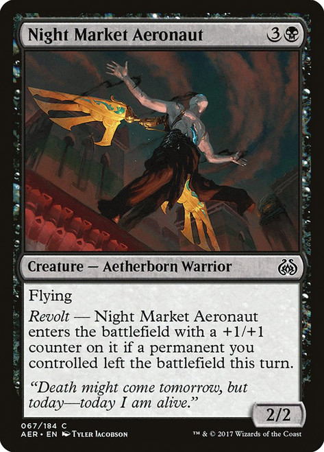 Night Market Aeronaut\nAether Revolt\nSingle\nMagic The Gathering