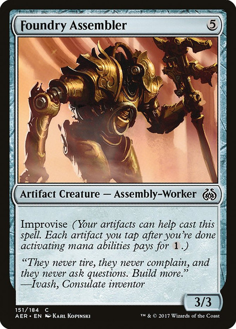 Foundry Assembler\nAether Revolt\nSingle\nMagic The Gathering