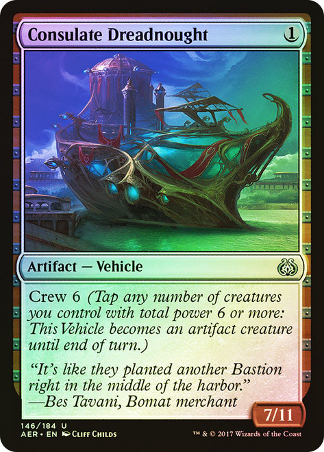 Consulate Dreadnought\nAether Revolt\nSingle\nMagic The Gathering