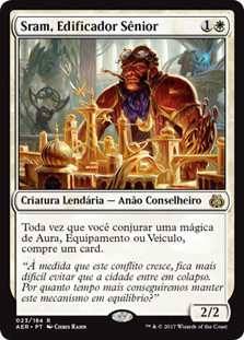 Sram, Senior Edificer
Aether Revolt - Portuguese
Single
Magic The Gathering