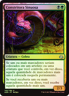 Winding Constrictor
Aether Revolt (Foil) - Portuguese
Single
Magic The Gathering