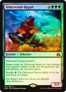 Aetherwind Basker
Aether Revolt (Foil) - German
Single
Magic The Gathering