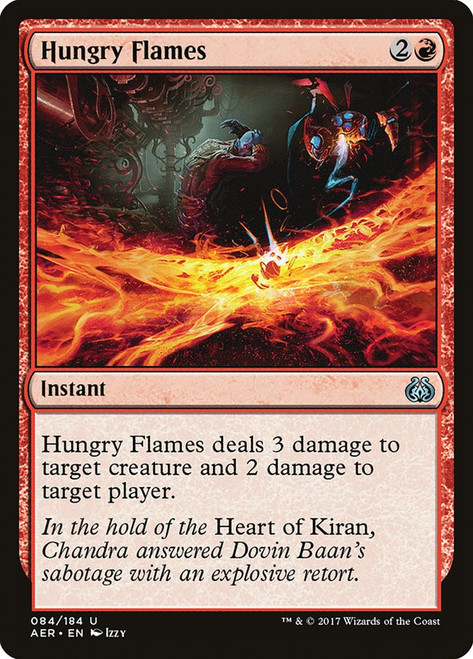Hungry Flames\nAether Revolt\nSingle\nMagic The Gathering