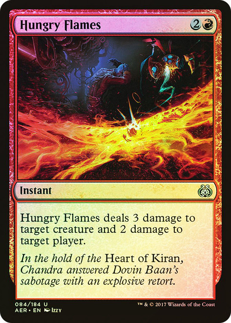 Hungry Flames\nAether Revolt\nSingle\nMagic The Gathering