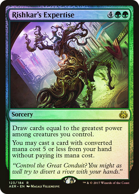 Rishkar's Expertise\nAether Revolt\nSingle\nMagic The Gathering
