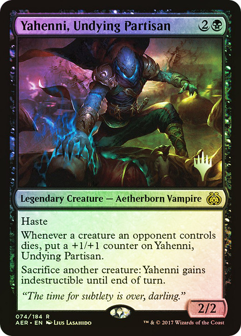 Yahenni, Undying Partisan\nAether Revolt\nSingle\nMagic The Gathering