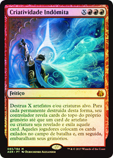 Indomitable Creativity
Aether Revolt (Foil) - Portuguese
Single
Magic The Gathering