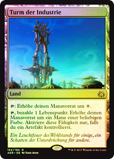 Spire of Industry
Aether Revolt (Foil) - German
Single
Magic The Gathering