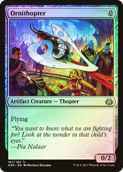 Ornithopter\nAether Revolt\nSingle\nMagic The Gathering