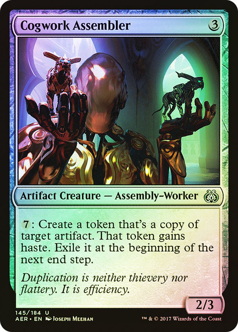 Cogwork Assembler\nAether Revolt\nSingle\nMagic The Gathering