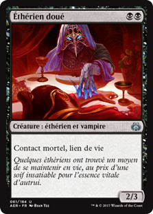 Gifted Aetherborn
Aether Revolt - French
Single
Magic The Gathering